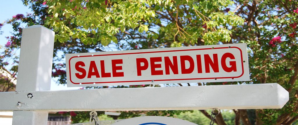 Sale pending on sign picture